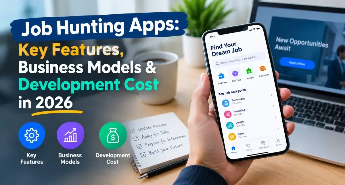 Job Hunting Apps: Key Features, Business Models & Development Cost in 2026